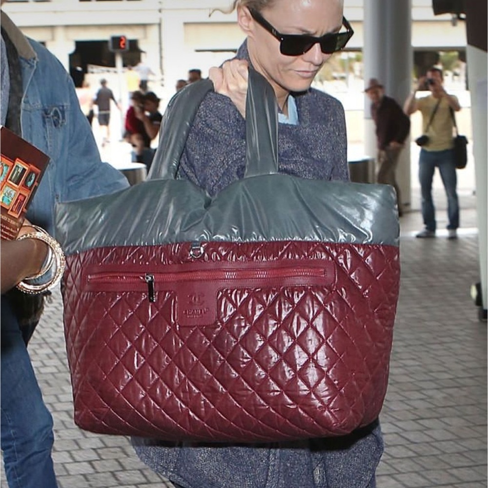 ISO IN SEARCH OF! Chanel Coco Cocoon Puffy Puffer Bag Tote Large Black